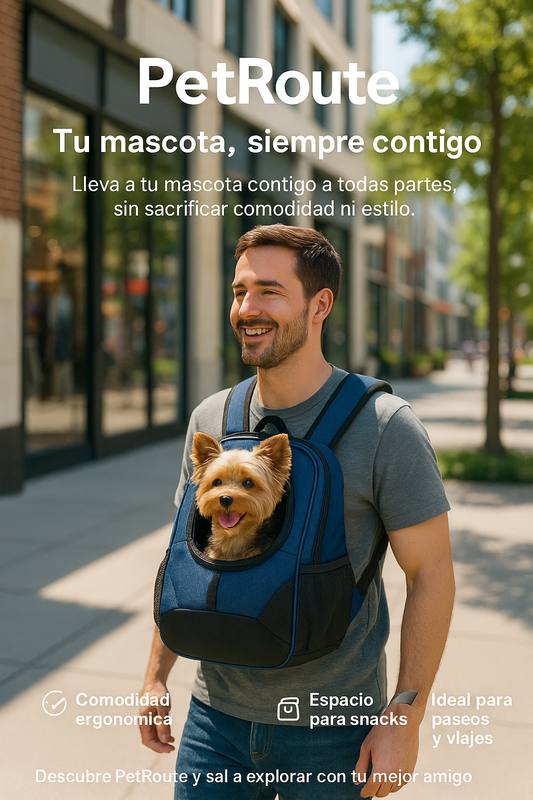 PetRoute – Lleva a tu mascota contigo a todas partes, sin sacrificar comodidad ni estilo
